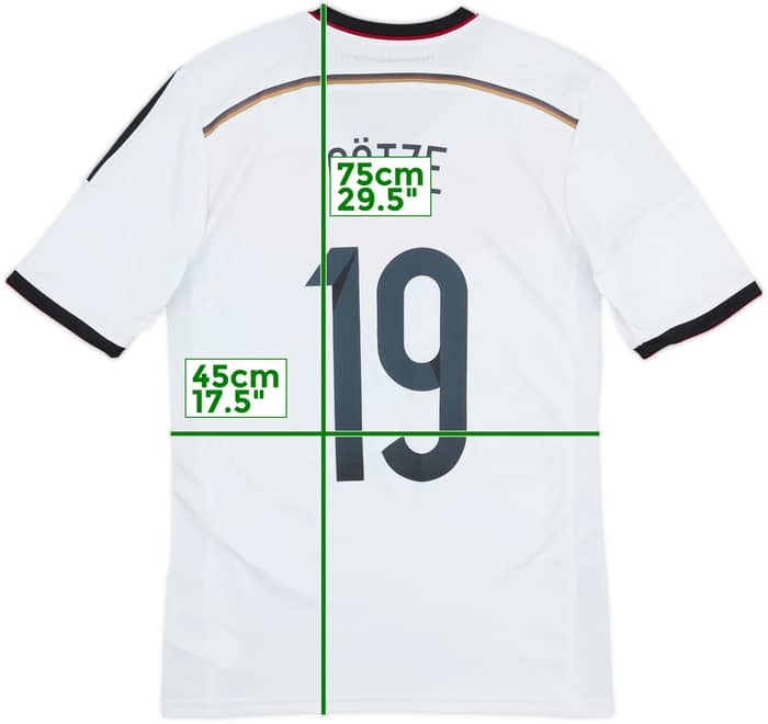 2014-15 Germany Home Shirt Gotze #19 - 8/10 - (M)