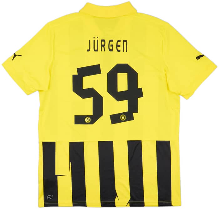 2012-13 Borussia Dortmund European Home Shirt Jurgen #59 - 8/10 - (XXL)