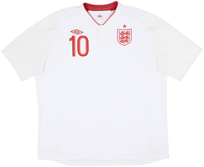 2012-13 England Home Shirt Rooney #10 - 8/10 - (3XL)