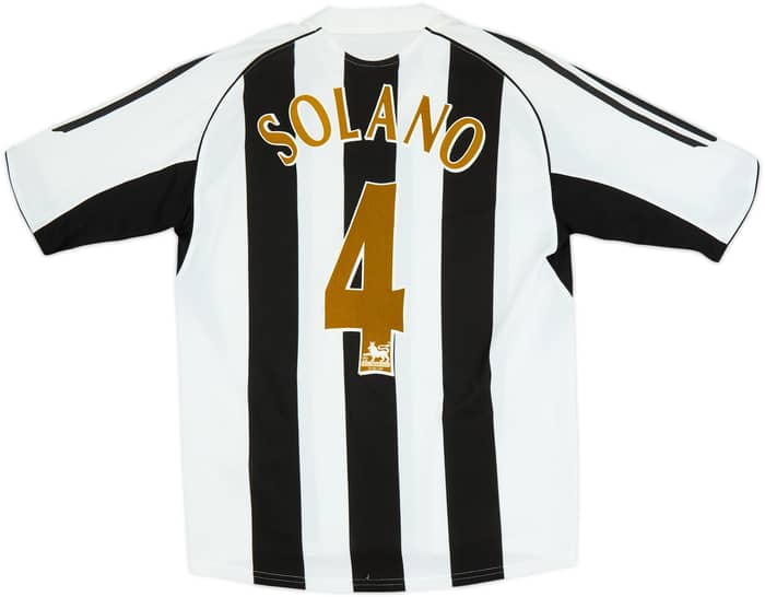 2005-07 Newcastle Home Shirt Solano #4 - 8/10 - (M)