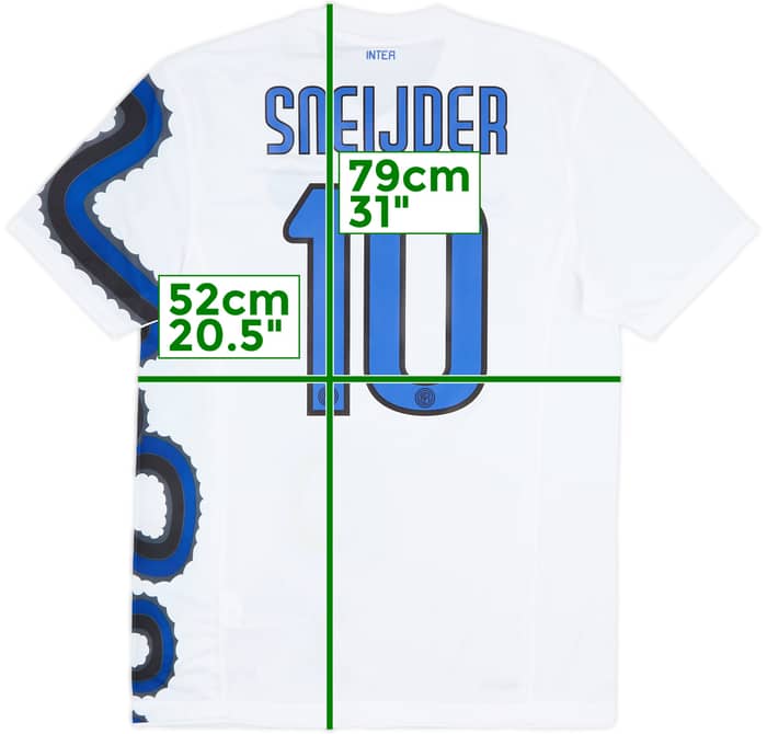 2010-11 Inter Milan Away Shirt Sneijder #10 (M)