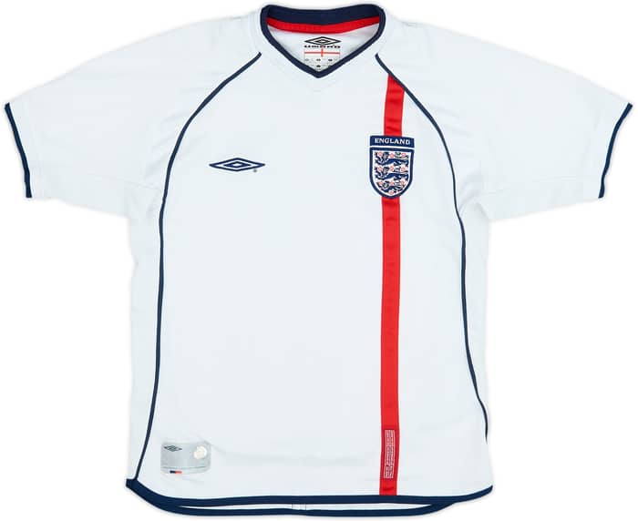 2001-03 England Home Shirt - 6/10 - (S.Boys)