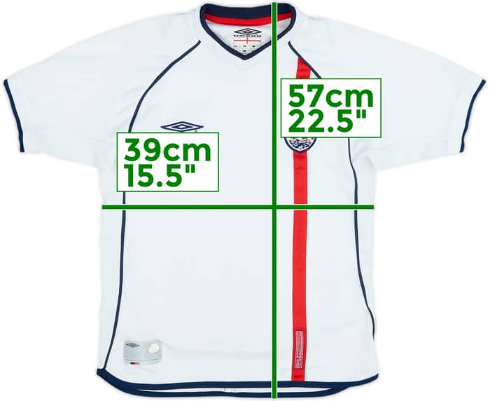 2001-03 England Home Shirt - 6/10 - (S.Boys)