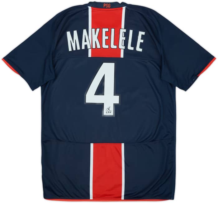 Camiseta de local de Paris Saint-Germain 2008-09 Makelele #4 - 5/10 - (S)