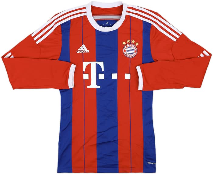 2014-15 Bayern Munich Home L/S Shirt Lewandowski #9 - 8/10 - (M)