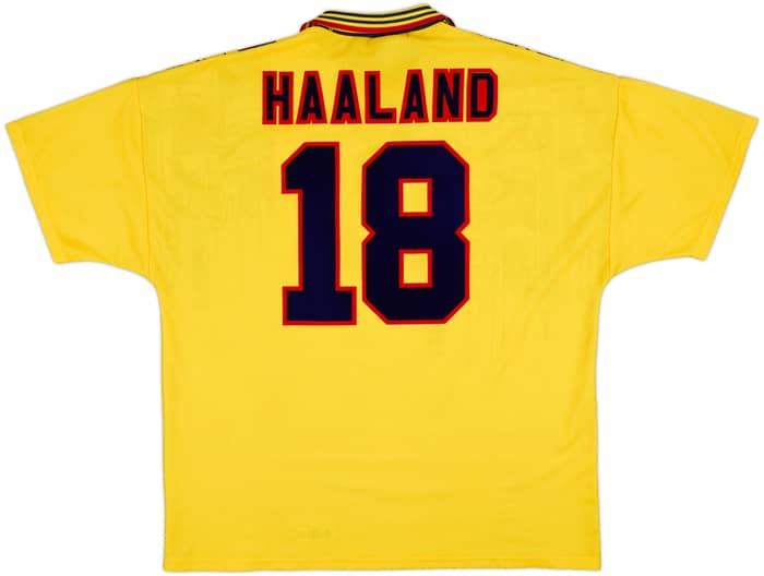 1995-97 Nottingham Forest Away Shirt Haaland #18 - 9/10 - (XXL)