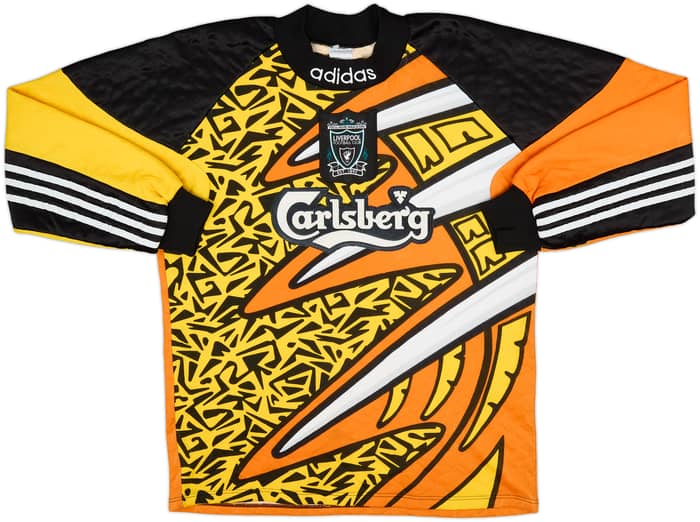 1995-96 Liverpool GK Shirt James #1 - 6/10 - (M)