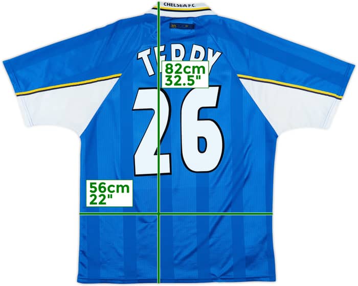 1997-99 Chelsea Home Shirt Terry #26 - 8/10 - (XL)