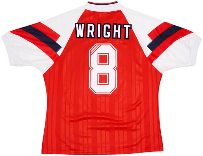 1992-94 Arsenal Home Shirt Wright #8 - 9/10 - (L)