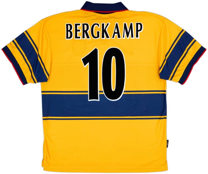 1997-99 Arsenal Away Shirt Bergkamp #10 - 9/10 - (XL)
