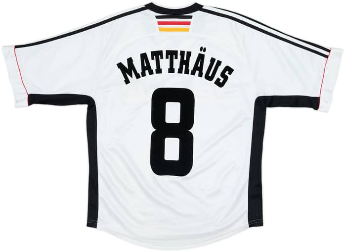 1998-00 Germany Home Shirt Matthaus #8 - 9/10 - (M)