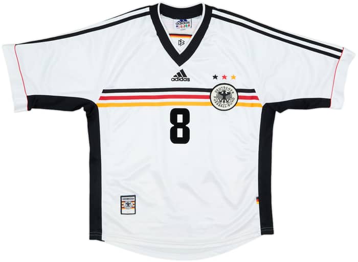 1998-00 Germany Home Shirt Matthaus #8 - 9/10 - (M)