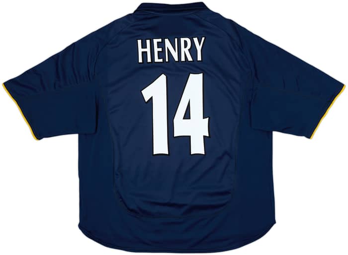 2000-02 Arsenal European Shirt Henry #14 - 8/10 - (XL)
