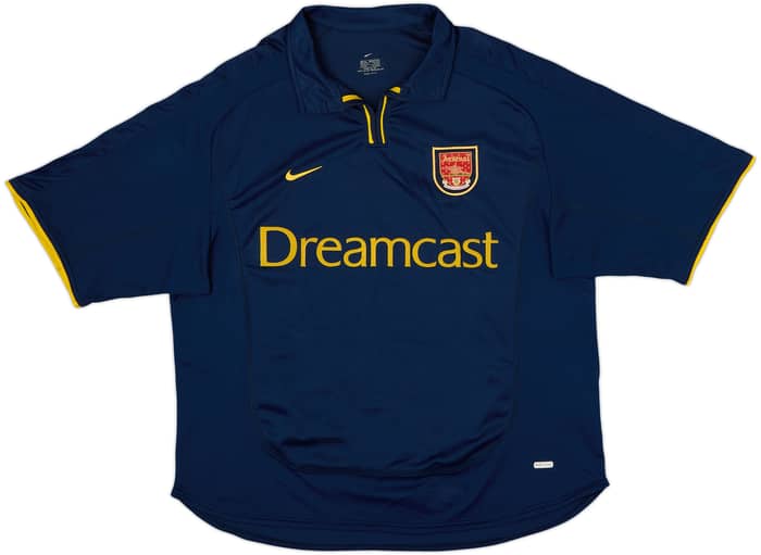 2000-02 Arsenal European Shirt Henry #14 - 8/10 - (XL)