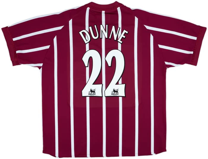 2002-03 Manchester City Third Shirt Dunne #22 - 8/10 - (XXL)