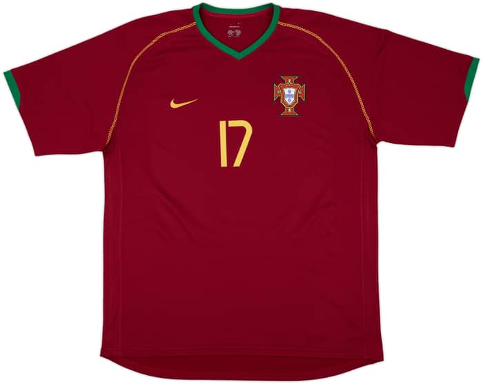 2006-08 Portugal Home Shirt C.Ronaldo #17 - 9/10 - (XL)