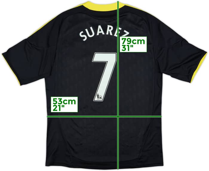 2010-11 Liverpool Third Shirt Suarez #7 - 8/10 - (L)