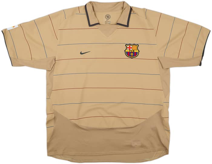 2003-05 Barcelona Camiseta Visitante Ronaldinho #10 - 8/10 - (XXL)