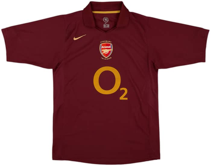 2005-06 Arsenal Home Shirt Henry #14 - 8/10 - (M)