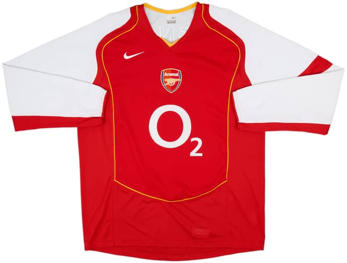 2004-05 Arsenal Home L/S Shirt Henry #14 - 10/10 - (L)