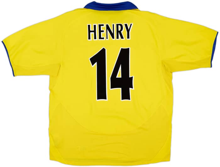 2003-05 Arsenal Away Shirt Henry #14 - 8/10 - (L)