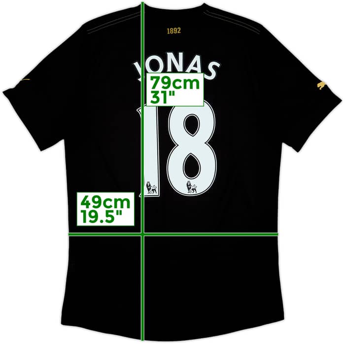 2011-12 Newcastle Third Shirt Jonas #18 - 8/10 - (M)