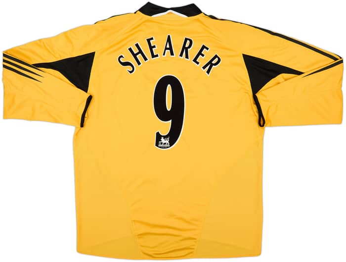 2004-05 Newcastle Third L/S Shirt Shearer #9 - 8/10 - (XXL)