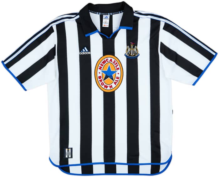 1999-00 Newcastle Home Shirt Shearer #9 - 9/10 - (XL)