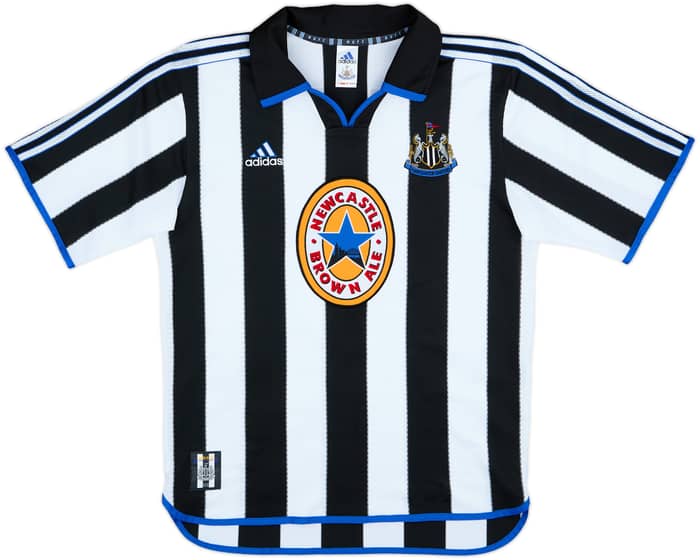 1999-00 Newcastle Home Shirt Shearer #9 - 9/10 - (M)