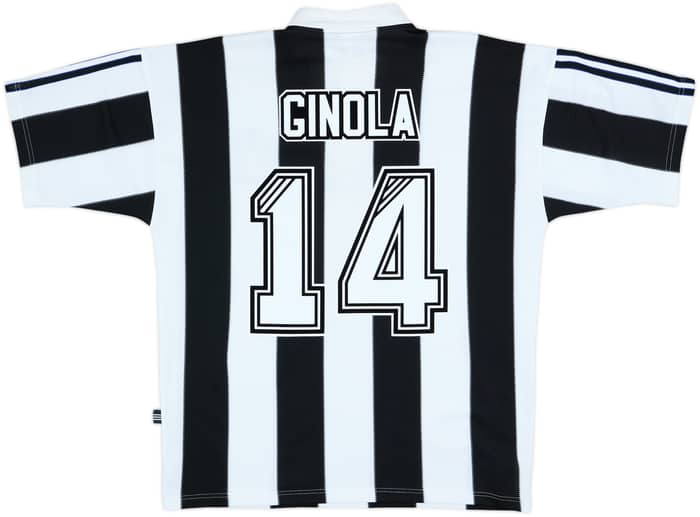 1995-97 Newcastle Home Shirt Ginola #14 - 10/10 - (L)