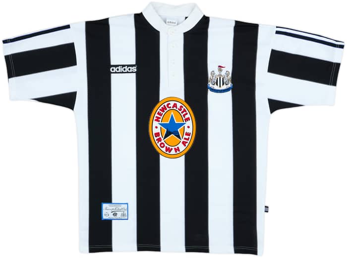 1995-97 Newcastle Home Shirt Ginola #14 - 10/10 - (L)