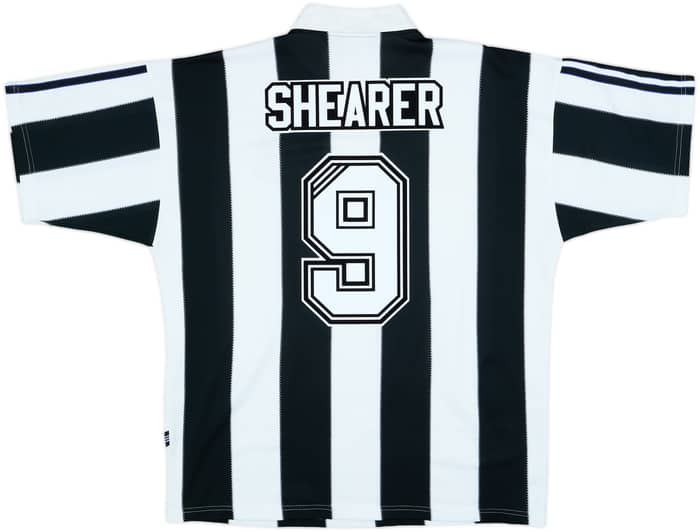 1995-97 Newcastle Home Shirt Shearer #9 - 10/10 - (L)