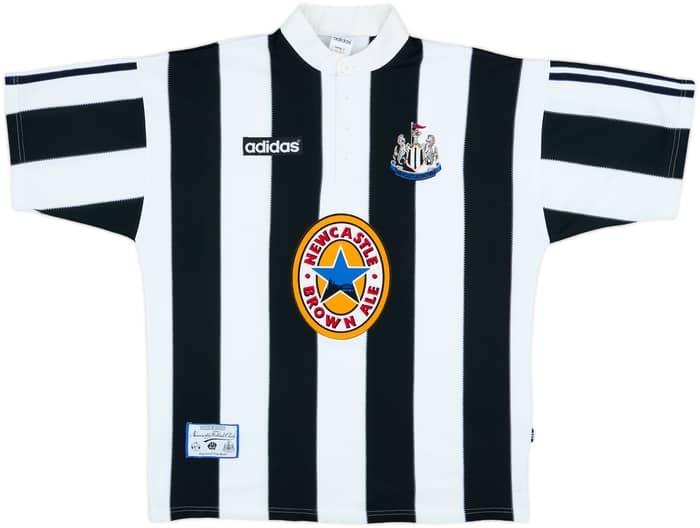 1995-97 Newcastle Home Shirt Shearer #9 - 10/10 - (L)