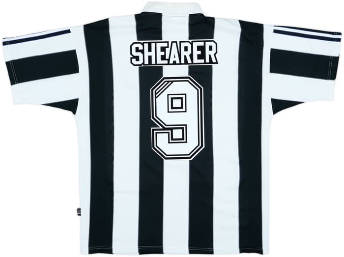 1995-97 Newcastle Home Shirt Shearer #9 - 8/10 - (L)