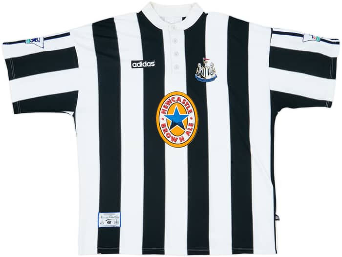 1995-97 Newcastle Home Shirt Shearer #9 - 8/10 - (XXL)