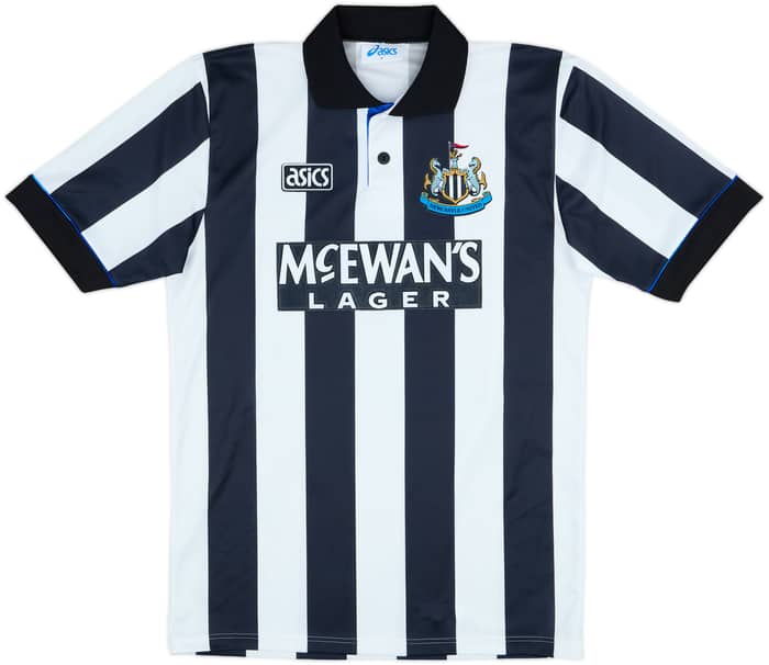 1993-95 Newcastle Home Shirt Cole #9 - 10/10 - (M)
