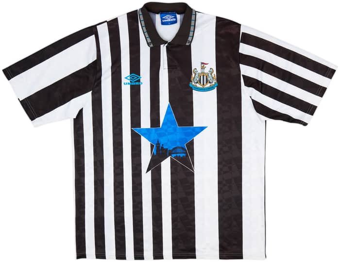 1991-93 Newcastle Home Shirt - 9/10 - (XL)