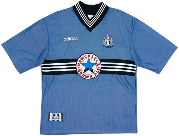 1996-97 Newcastle Away Shirt Shearer #9 - 8/10 - (XL)