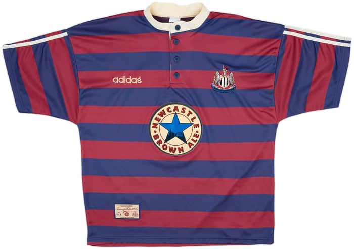 1995-96 Newcastle Away Shirt Ginola #14 - 9/10 - (L)