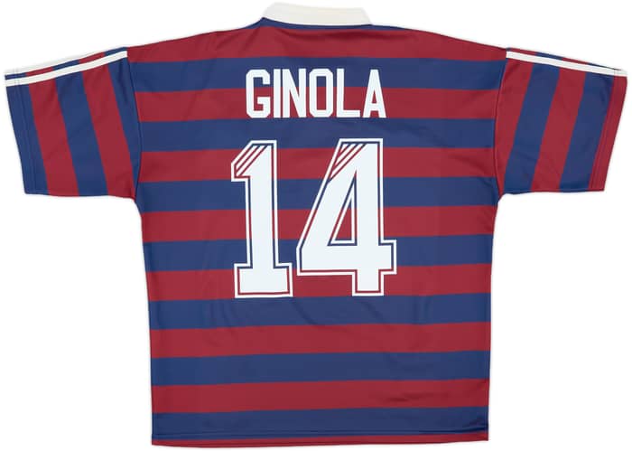 1995-96 Newcastle Away Shirt Ginola #14 - 8/10 - (L)