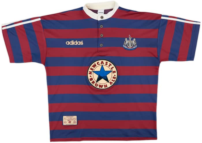 1995-96 Newcastle Away Shirt Ginola #14 - 8/10 - (L)