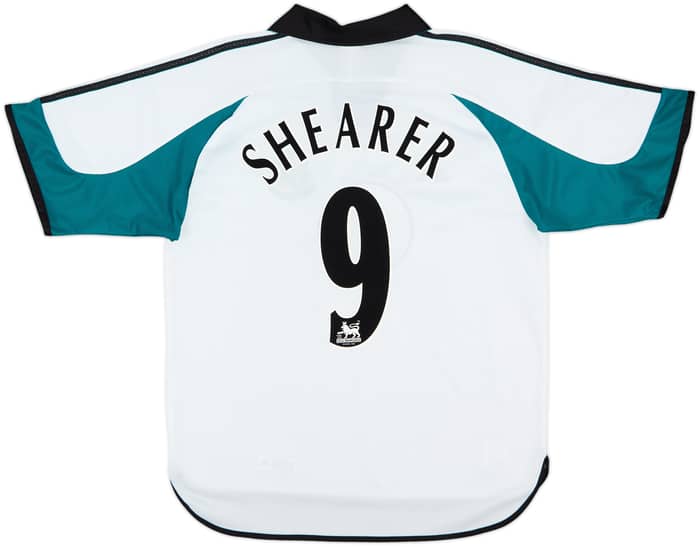 1999-00 Newcastle Away Shirt Shearer #9 - 8/10 - (L)