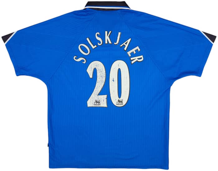 1996-98 Manchester United Third Shirt Solskjaer #20 - 6/10 - (XL)