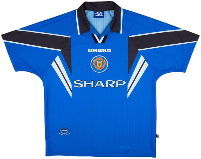 1996-98 Manchester United Third Shirt Solskjaer #20 - 6/10 - (XL)