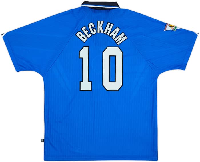 1996-98 Manchester United Third Shirt Beckham #10 - 8/10 - (L)