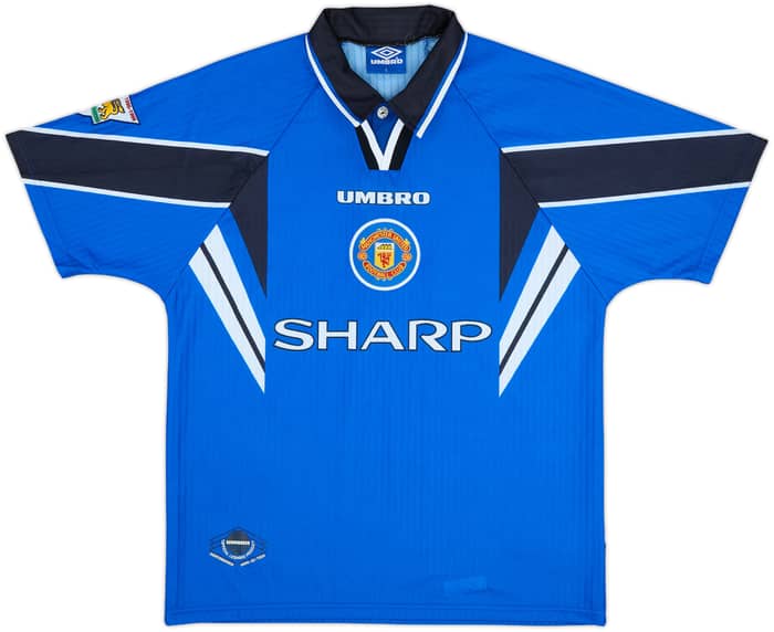 1996-98 Manchester United Third Shirt Beckham #10 - 8/10 - (L)