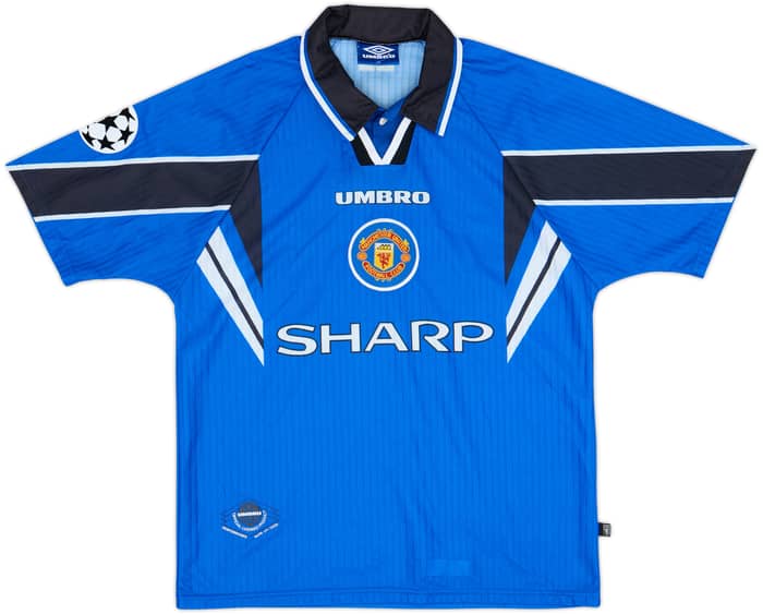 1996-98 Manchester United Third Shirt Scholes #18 - 5/10 - (M)