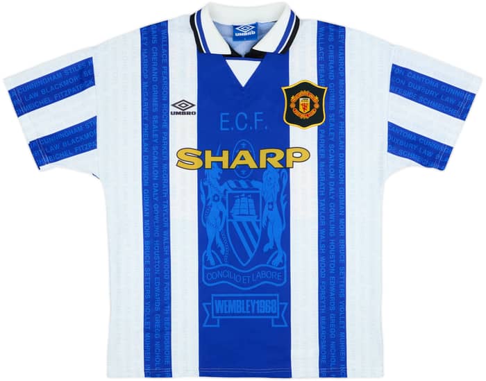 1994-96 Manchester United Third Shirt Beckham #24 - 7/10 - (L)