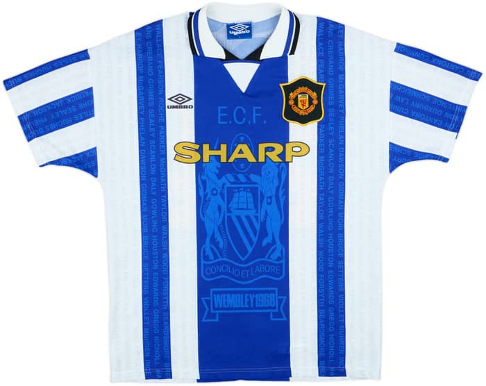 1994-96 Manchester United Third Shirt Beckham #24 - 8/10 - (L)