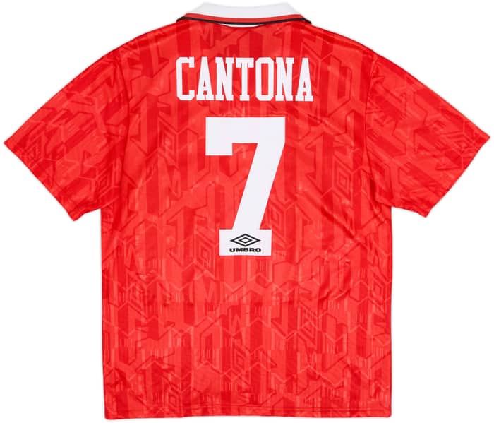 1992-94 Manchester United Home Shirt Cantona #7 - 7/10 - (L)